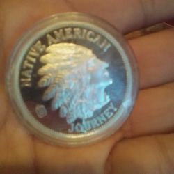 Silver Coin Native American Journey 