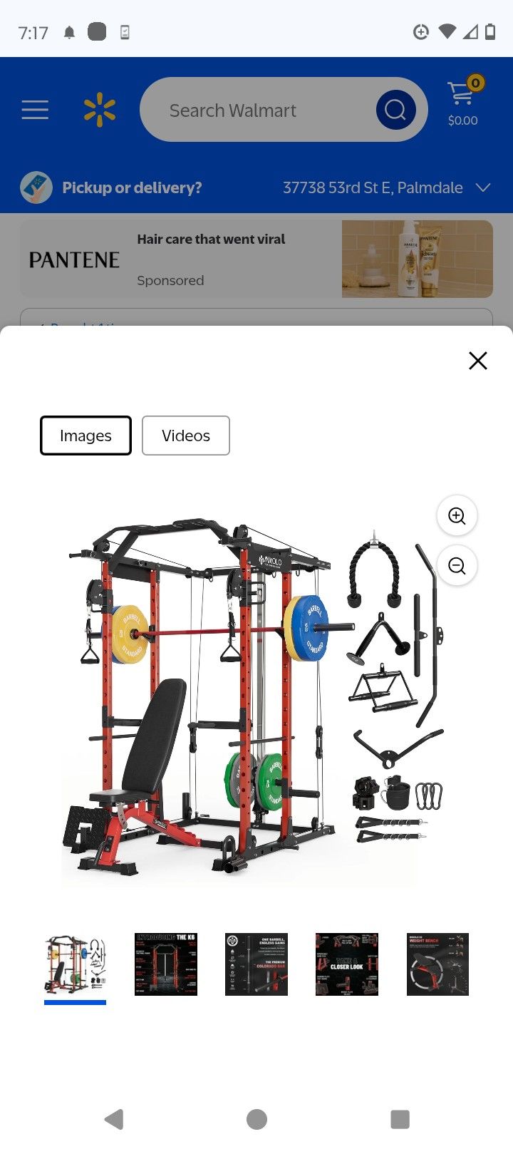 Mikolo Power Cage , Bench,& Weights