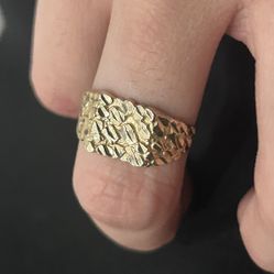 Gold Nugget Ring