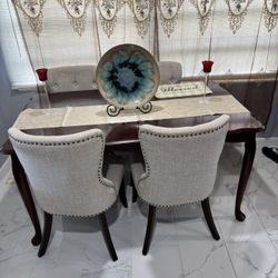 Table And 4 Chairs 