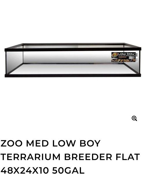 Frag Tank 50 Gallon Zoomed Lowboy Aquarium Fish Tank 48x24x10
