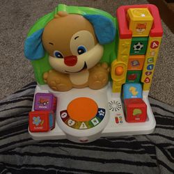 fisher-price laugh & learn first words smart puppy all 8 blocks