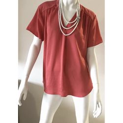 Alfani Plus Women’s Top/blouse/tunic/cranberry Spice/brand New
