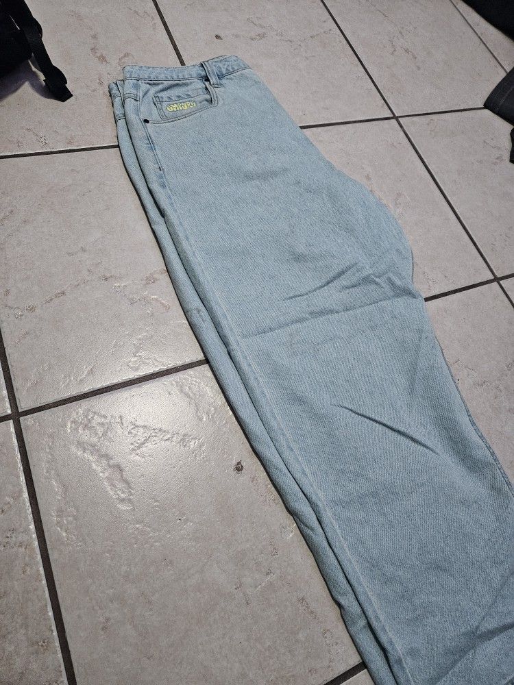 Empyres Ultra Loose Light Blue Pants