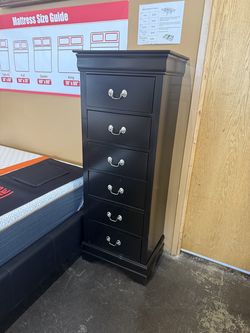 Small Black Chest of Drawer