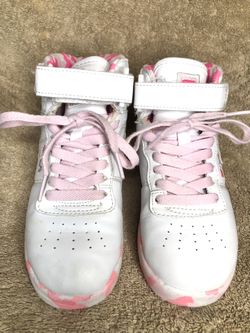 Girls Fila high tops - Size 1