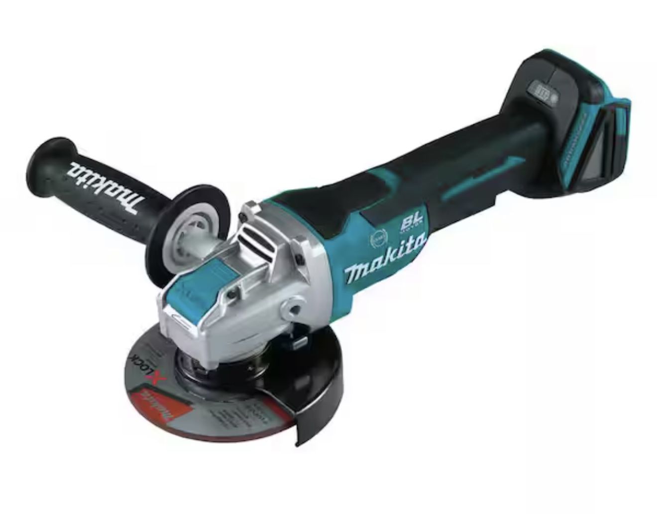 Makita 18V LXT Lithium-Ion Brushless Cordless 4-1/2 in./5 in. Paddle Switch X-LOCK Angle Grinder with AFT, Tool Only
