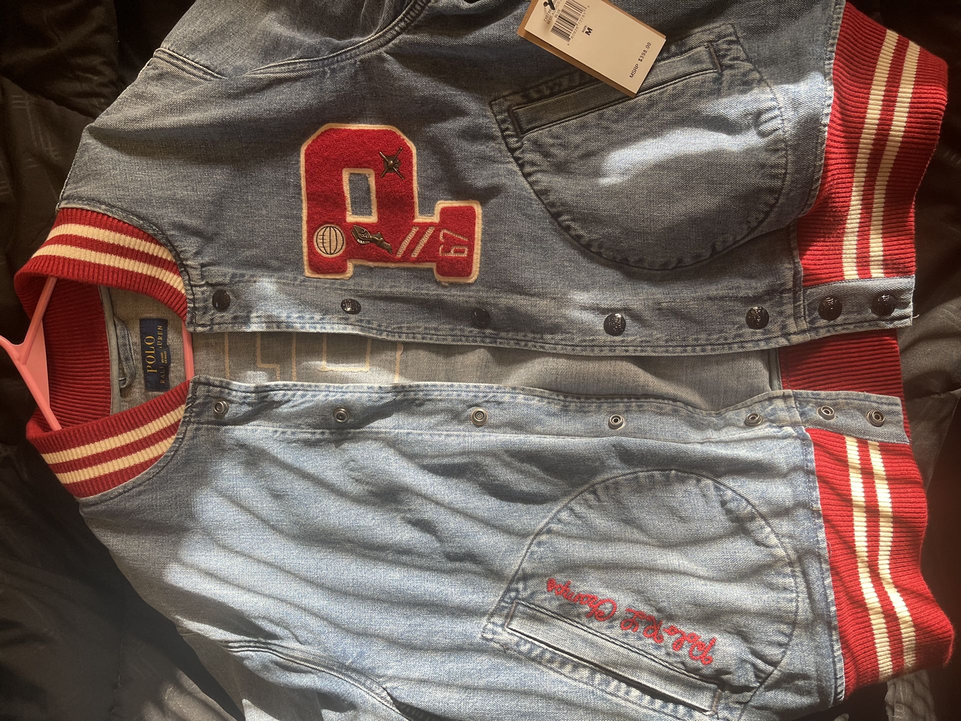 Vintage Polo Jean Varsity Jacket