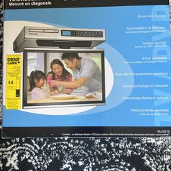 Venturer 15.4” Under Cabinet TV/DVD Combo