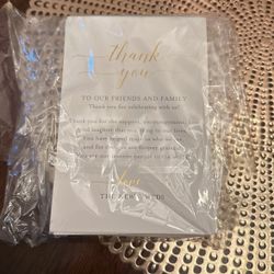 The Newlyweds Thank You Cards 