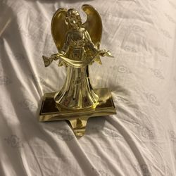 Gold Metallic Angel Holder