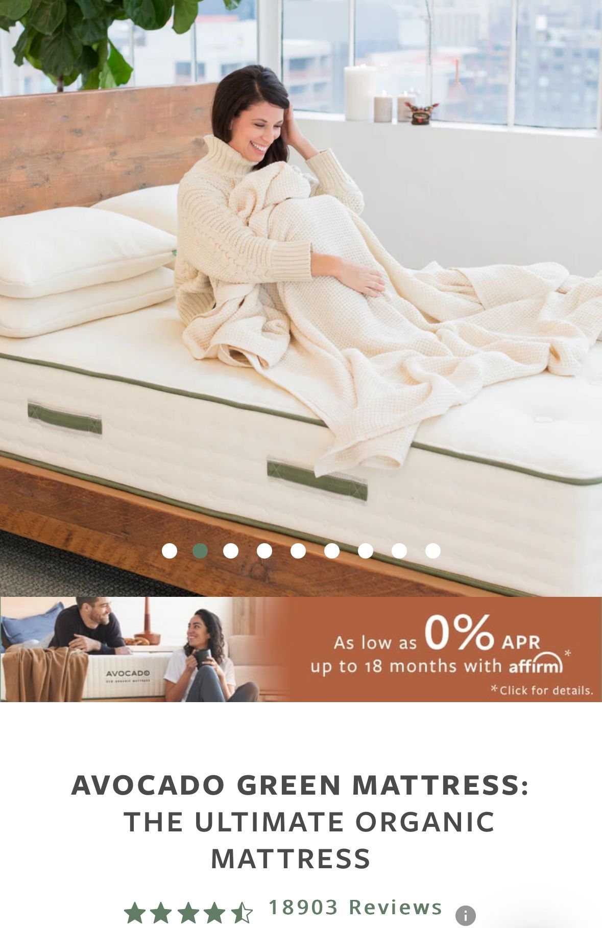Avocado Organic King Mattress