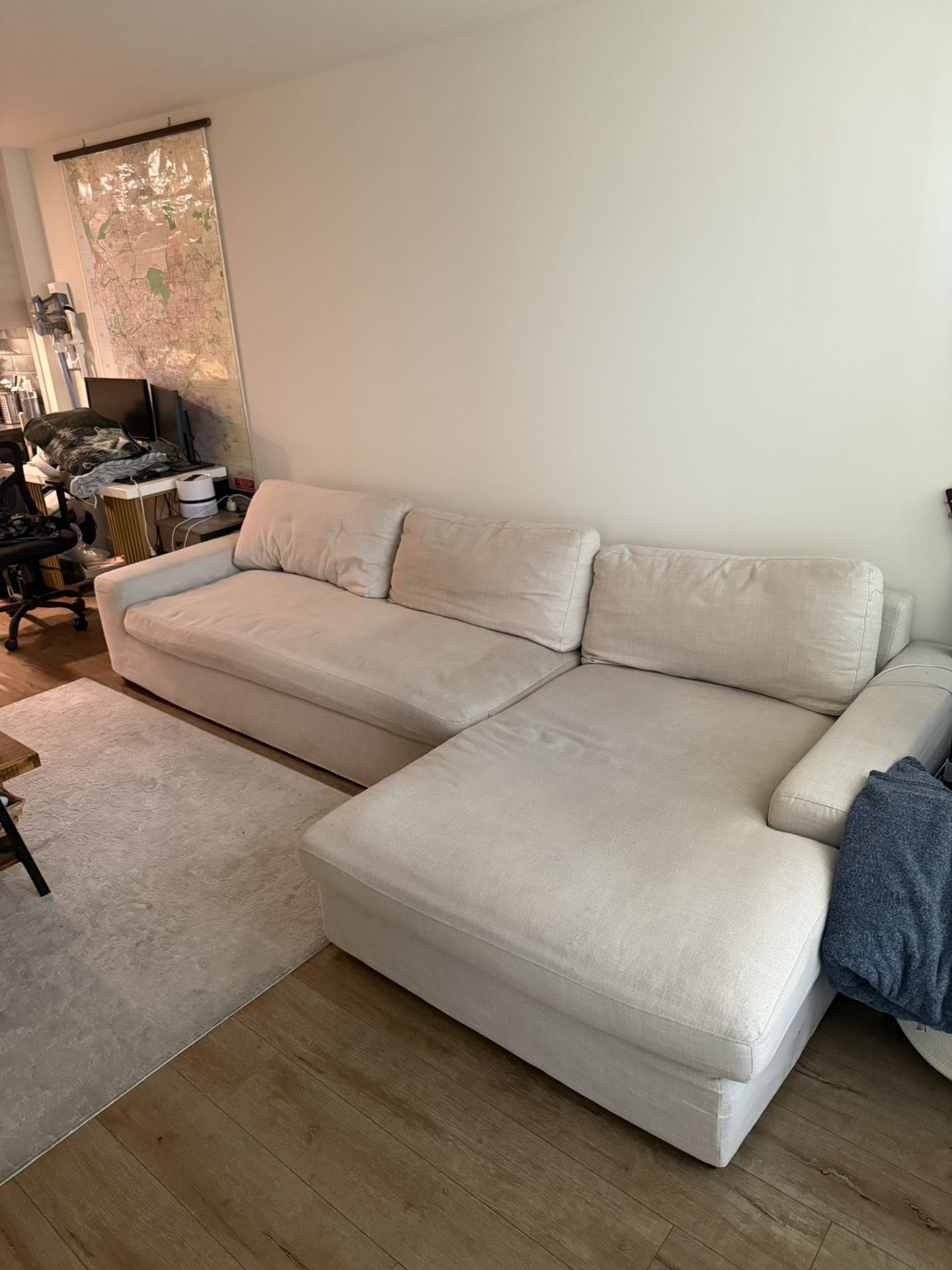 Sectional Couch Feather Down