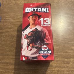  Never Been Opened  Shohei Ohtani 13 Strikeouts 2023 Angels Bobblehea