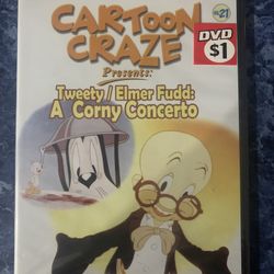 Cartoon Craze Presents- Tweety/Elmer Fudd: A Corny Concerto DVD (BRAND NEW SEALED)