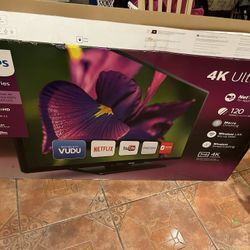 55” Tv With Box 