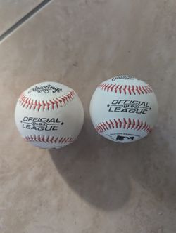 2 Baseballs, Pick Up Moreno Valley