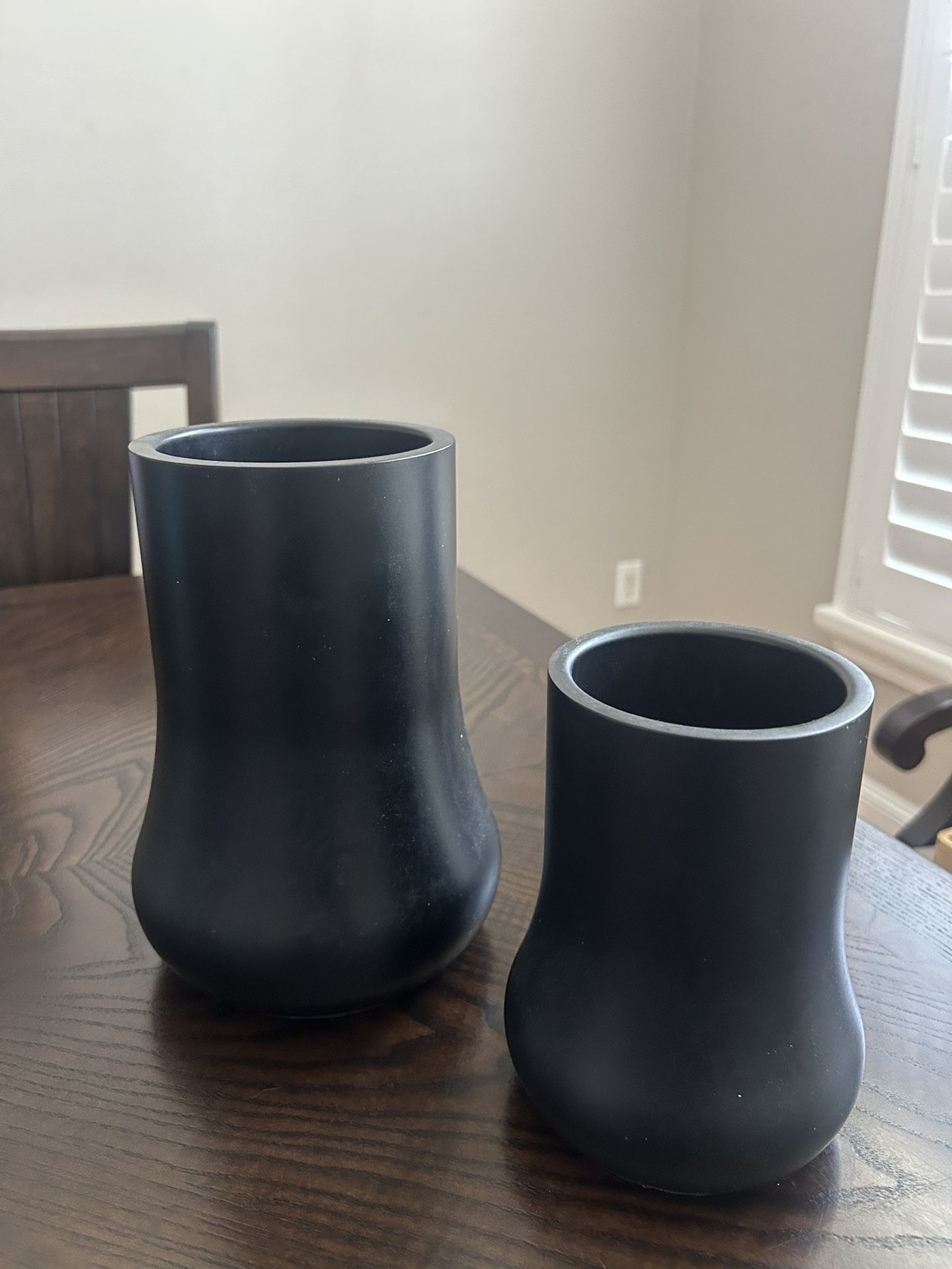 IKEA Black Metal Candle Holders
