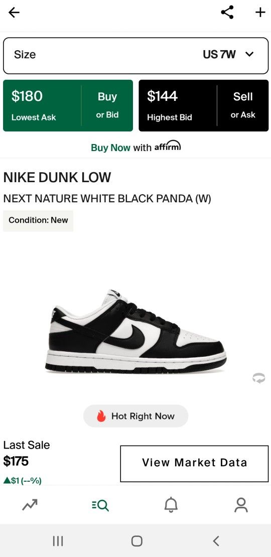 Dunk Panda W Next Nature 