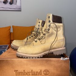 Rare Timberland 8” Premium Wheat Boots