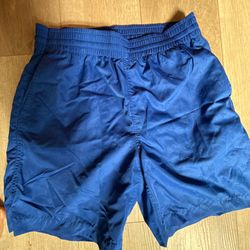 Louis Vuitton LV Blue Swim Shorts Size medium with pouch