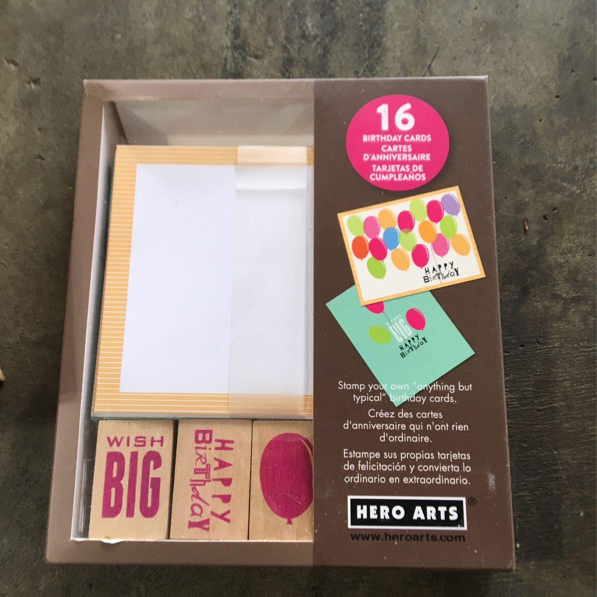 Birthday Card Stamping Craft Kit - Scrapbook