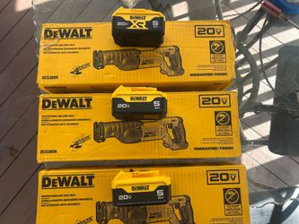 20V MAX Cordless Reciprocating Saw and one battery 5.0
