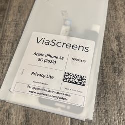 Iphone SE 3 Matte Privacy Screen Protector, New Condition