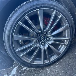Infiniti Q50 Red Sport Rims