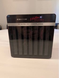 Nightmare on Elm Street 7-Film 4K Steelbook Library Case – Sealed