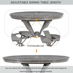 Functional 5-Piece Dining Table Set