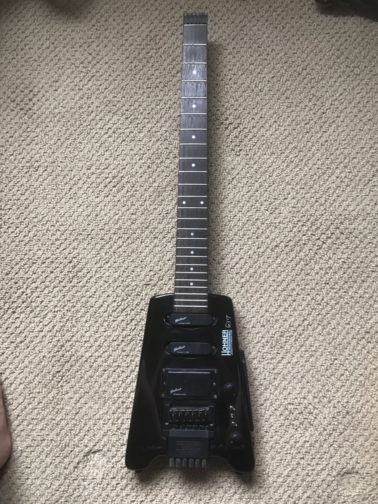 Hohner G3T Steinberger style headless guitar