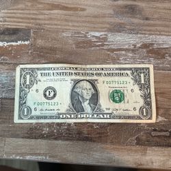 Star Note Dollar From 2009
