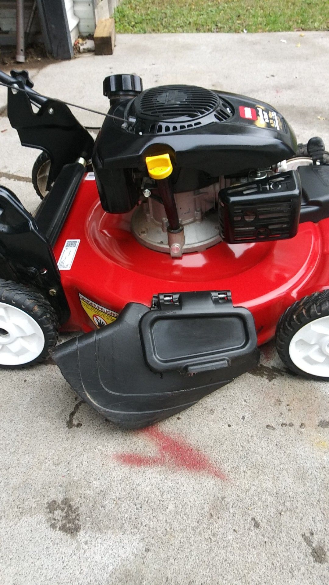 Toro selfpropelled with kohler motor like new used lightly 22.inch cut