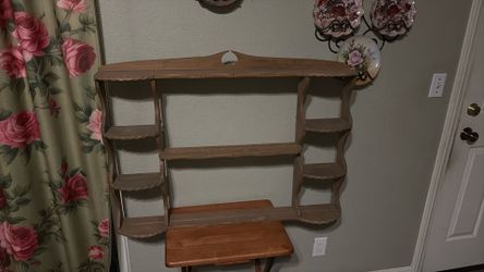 Wooden shelf 