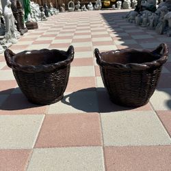 New Flower Pots Made Out Of Cement