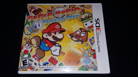 Paper Mario Sticker Star Nintendo 3DS NDS Brand New