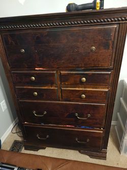 Brown dresser