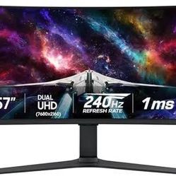 Samsung Odyssey Neo G9 57" Dual UHD 240Hz Curved Gaming Monitor