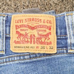 Levi Mens Jean's, Workwear Fit 38/32