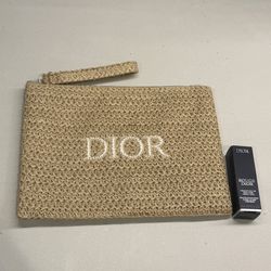 Dior rattan Pouch