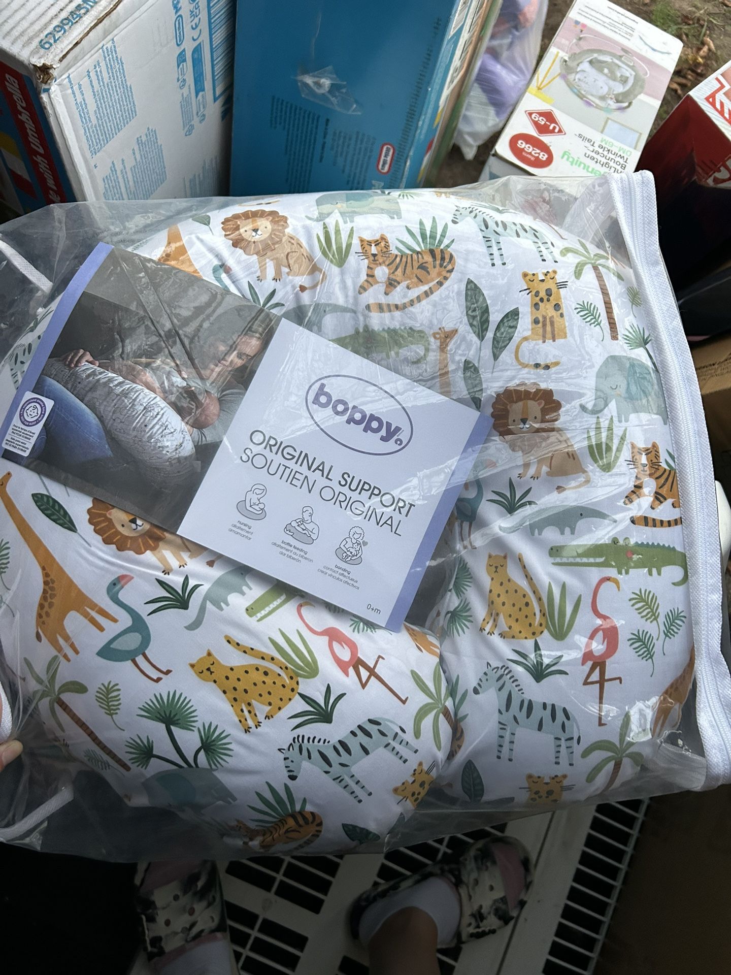 Brand New Wildlife Boppy Nursing Pillow