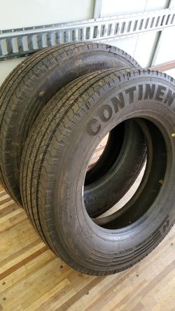 Continental 275/70r22.5 tires