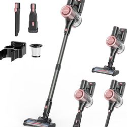 Homeika 28Kpa Cordless Vacuum, 380W Motor, 8-in-1 Lightweight Stick Vac with 50 Min Battery for Carpet & Pet Hair