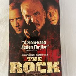 The Rock 1998 VHS Movie Starring Sean Connery, Nicolas Cage