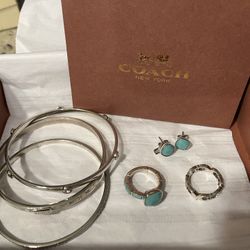 Coach Rings, Earnings and Bangel Bracelets