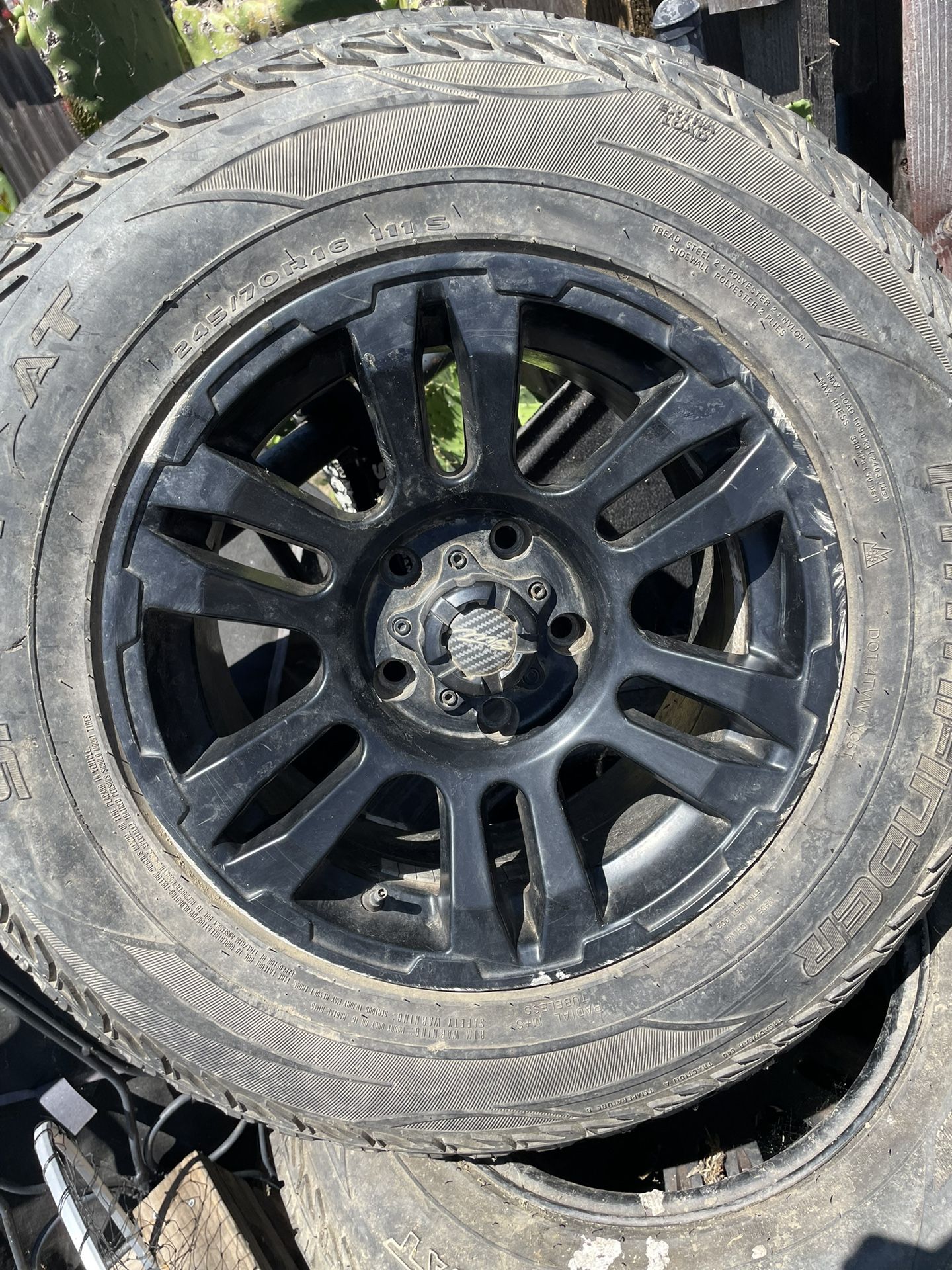 All 4 Tires And Rims