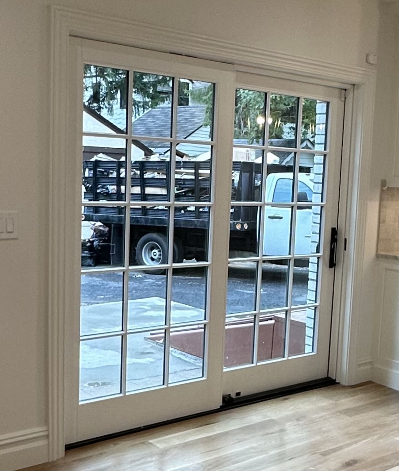 BRAND NEW IN BOX CUSTOM PELLA RESERVE SLIDING DOOR 84x82