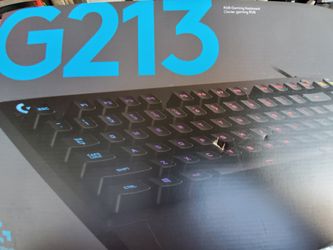 Logitech G213 Gaming Keyboard with Dedicated Media Controls, 16.8 Million Lighting Colors Backlit Keys, Spill-Resistant and Durable Design, Black

