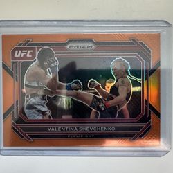 Valentina Shevchenko 2023 Prizm UFC #63 Orange /99